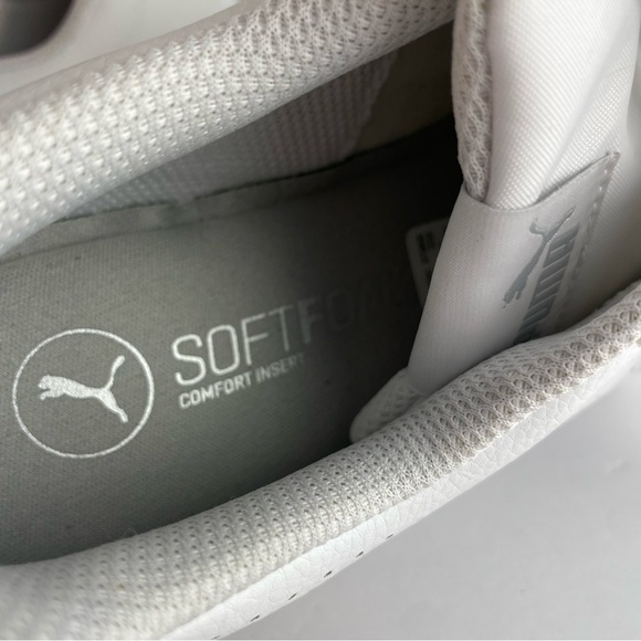 Puma SoftFoot NWOT White Leathers Sneakers - Picture 7 of 9